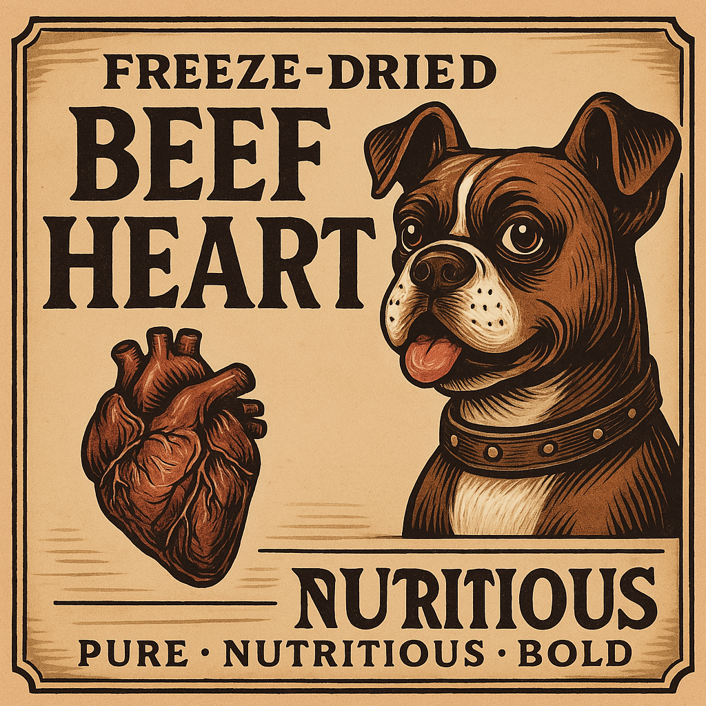 Beef Heart Freeze Dried Dog Treats Farm Raised