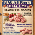 Peanut Butter Jelly Time Biscuit Treats