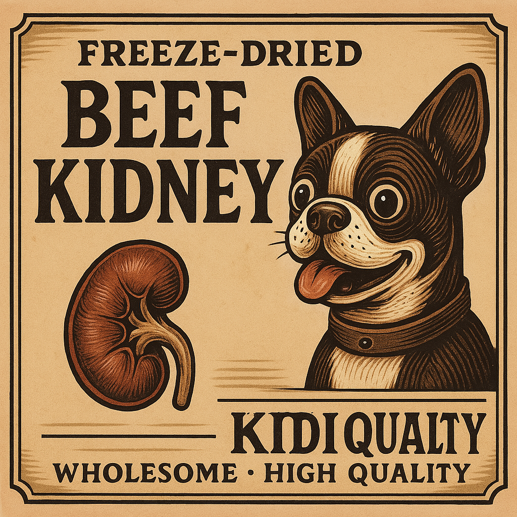 Beef Kidney Freeze Dried Dog Treats Farm Raised