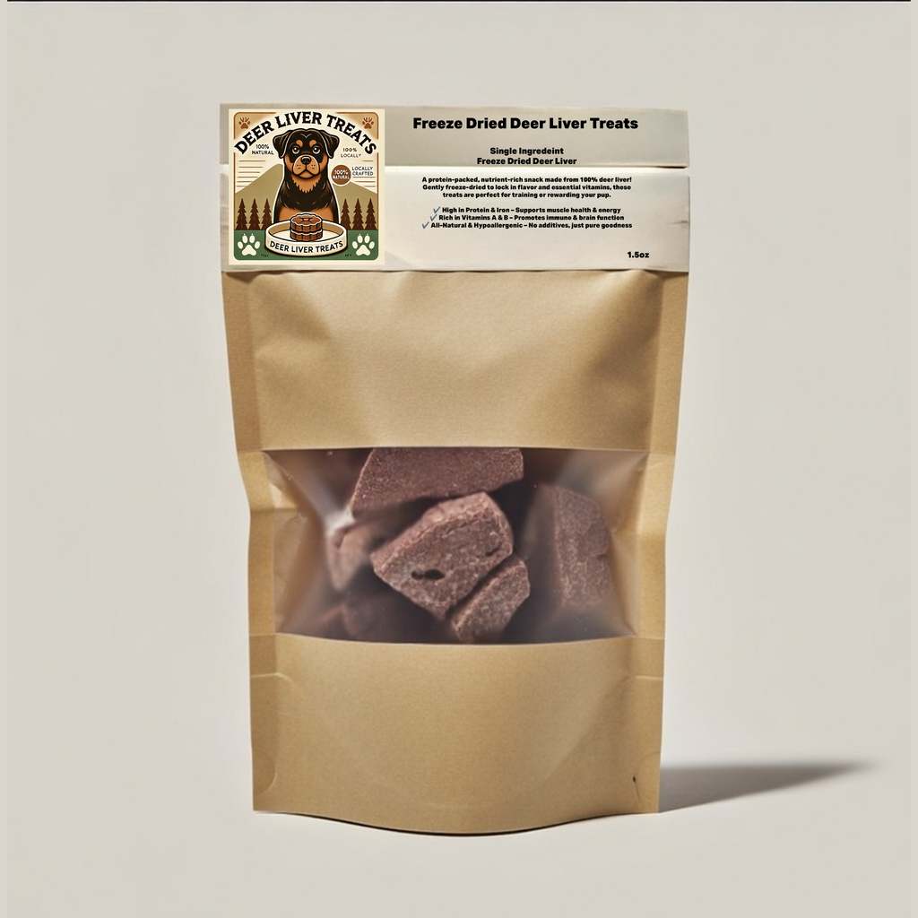 Deer Liver Treats - Freeze dried