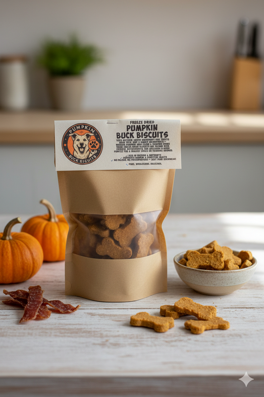 Pumpkin Buck Biscuits Freeze Dried