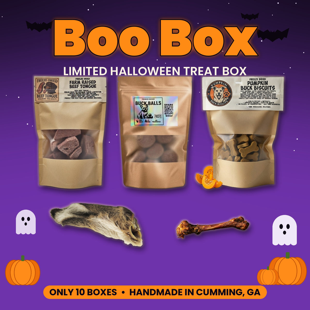 Boo Box – Limited Halloween Dog Treat Box | Ruff'n Treatz – Ruff'n Threadz
