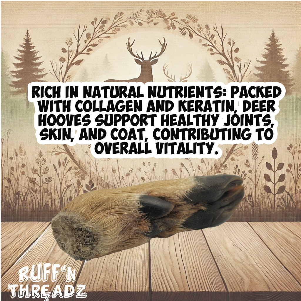 All Natural Deer Leg Dog Bones and Chews