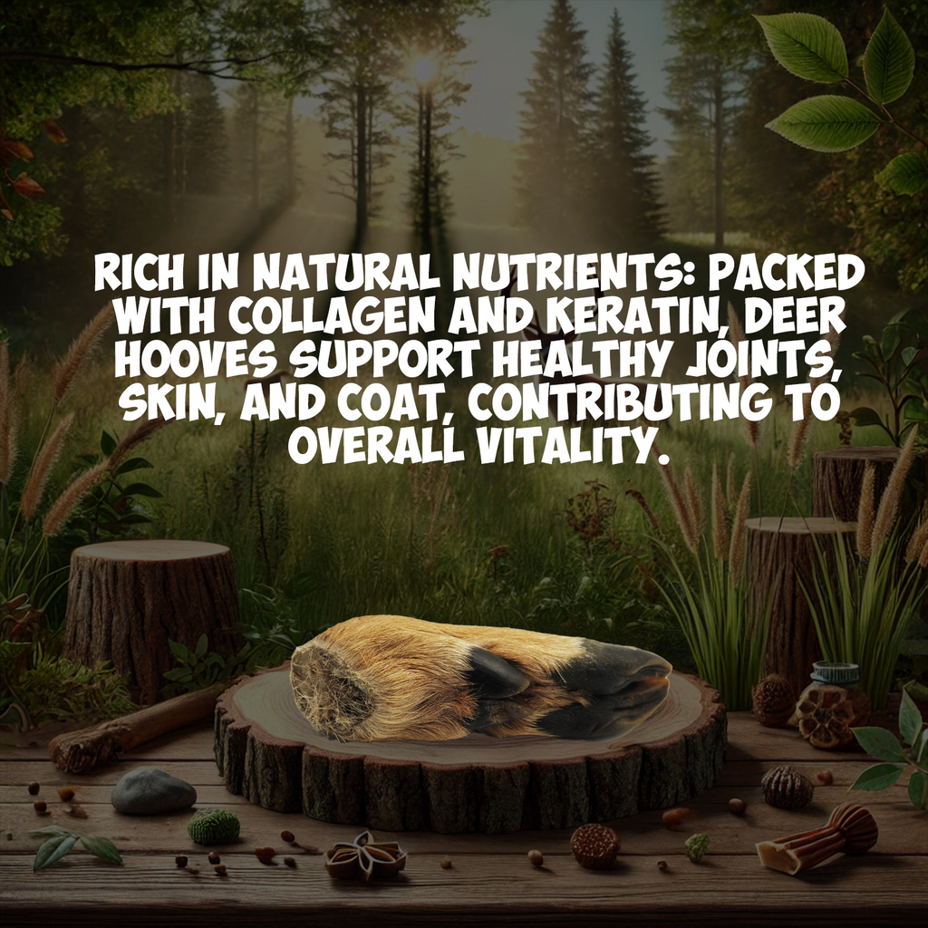 All Natural Deer Leg Dog Bones and Chews