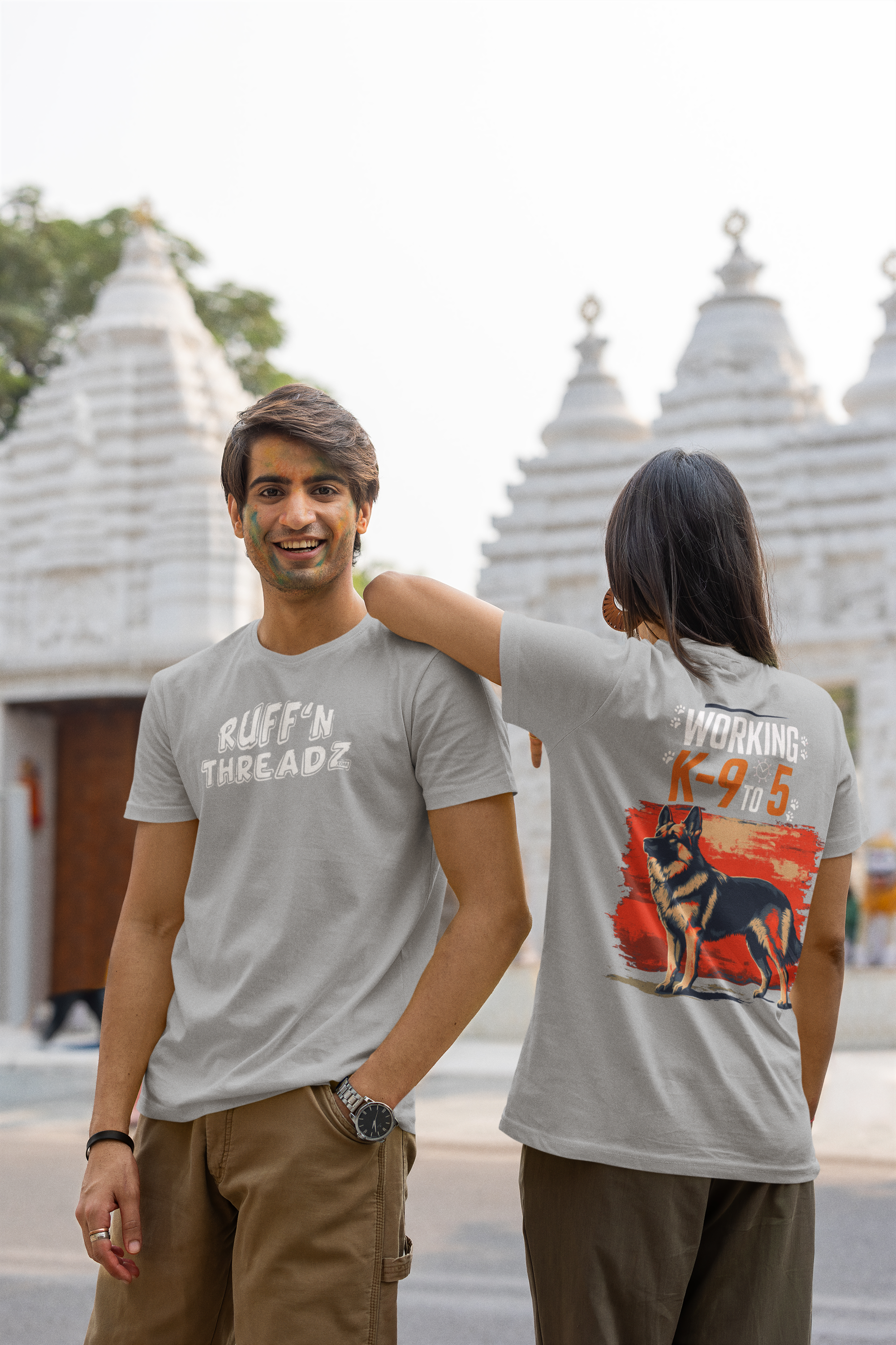 Working 9 to 5 German Shepphard Dog Lovers T Shirt