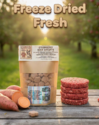 Sweet Potato Buck Biscuits Freeze Dried Dog Biscuit Treats